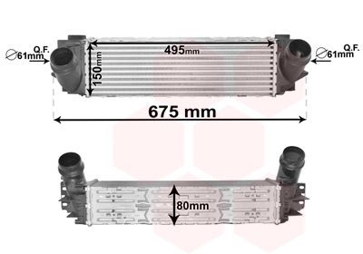 VAN WEZEL Интеркулер 06004463